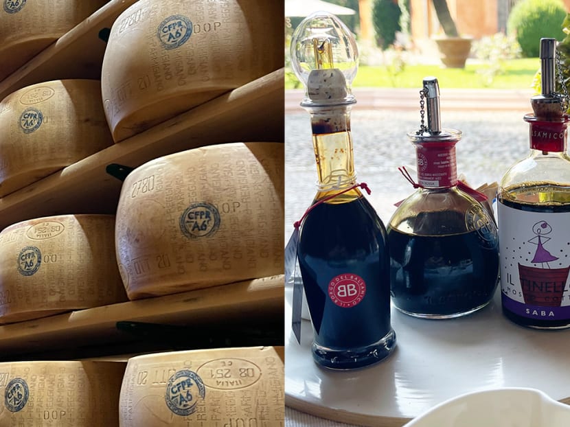 A journey through Italy, discovering parmesan cheese and balsamic vinegar A journey through Italy, discovering parmesan cheese and balsamic vinegar