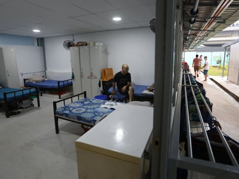 A view of a workers' dormitory in Tuas.