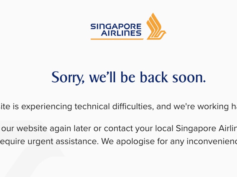 Singapore Airlines website hit by 'technical difficulties' after announcement on vaccinated travel lanes 