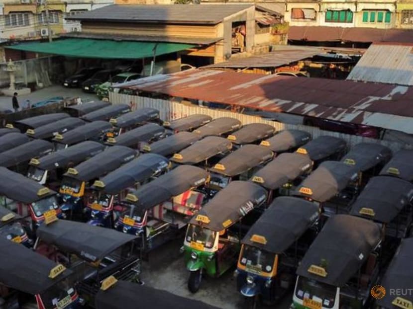 Thailand's tuk tuks, tour buses and boats marooned at Lunar New Year Thailand's tuk tuks, tour buses and boats marooned at Lunar New Year