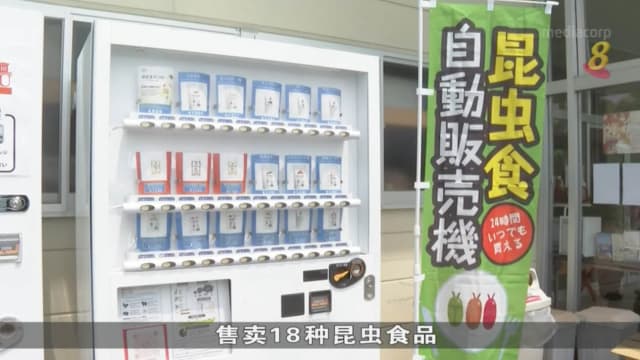 日本昆虫食品贩卖机 刚推出一个月就卖断货