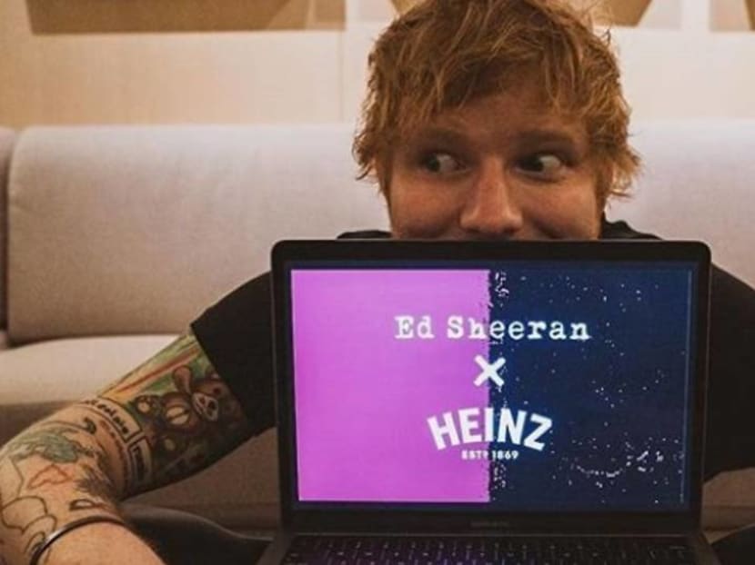 Ed Sheeran's Heinz ketchup bottle sells for S$2,500 at charity auction Ed Sheeran's Heinz ketchup bottle sells for S$2,500 at charity auction