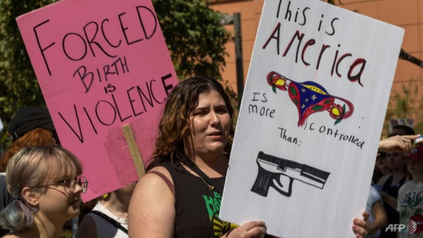 'My body my choice': Thousands rally across US for abortion rights 'My body my choice': Thousands rally across US for abortion rights