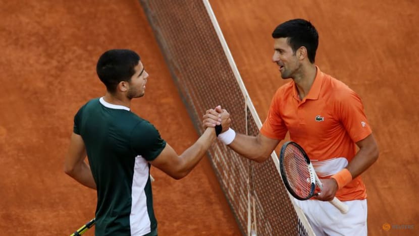 Alcaraz the man to beat on clay, says Djokovic