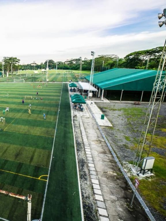 The Cage has both football and futsal pitches at Turf City.
