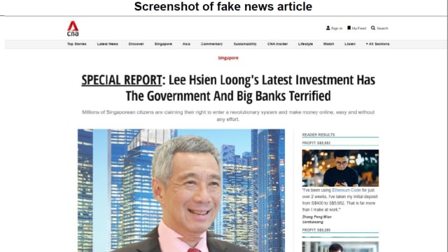 网上流传李总理为加密货币投资代言虚假文章