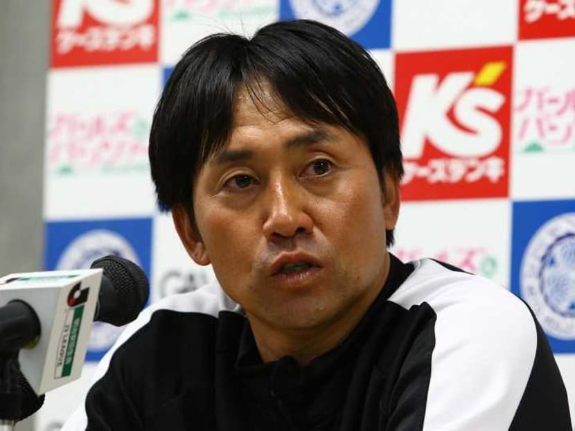 A 2017 photograph of newly-appointed Lions head coach Takayuki Nishigaya.