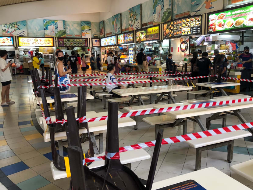 Dining will resume at food-and-beverage outlets from June 21, 2021, but with stronger enforcement to catch any breaches. Dining will resume at food-and-beverage outlets from June 21, 2021, but with stronger enforcement to catch any breaches.