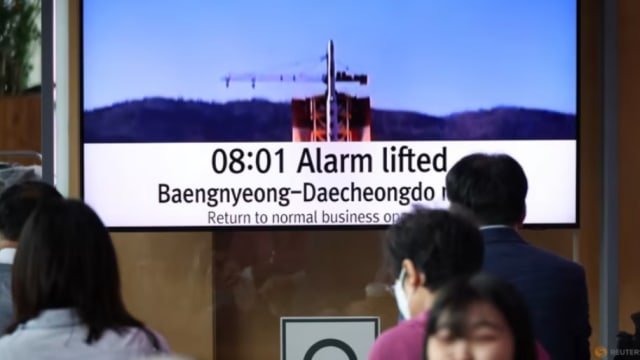 朝鲜称发射军事侦察卫星 但火箭发生故障坠入海