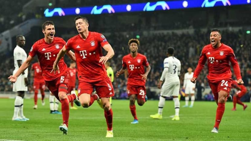 Football: Bayern Munich thrash Tottenham 7-2 in Champions League Football: Bayern Munich thrash Tottenham 7-2 in Champions League
