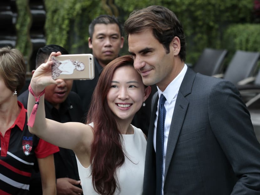 Roger Federer in Singapore Roger Federer in Singapore