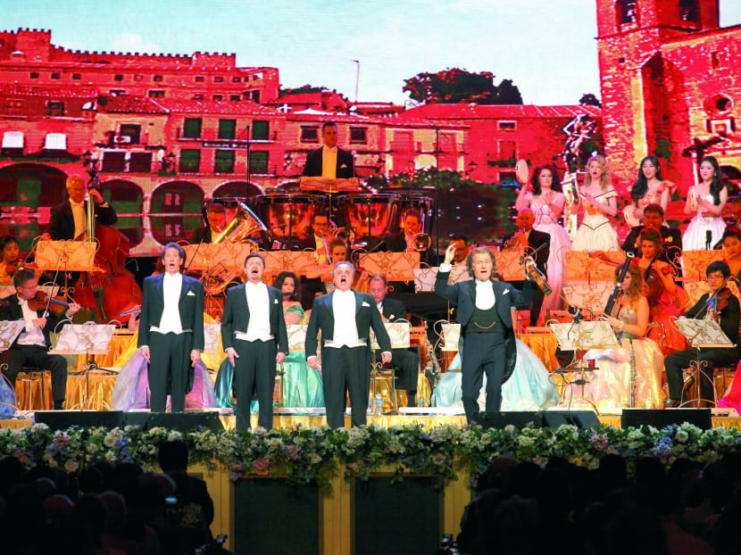 Andre Rieu and the musicians exuded passion and fervour on stage.