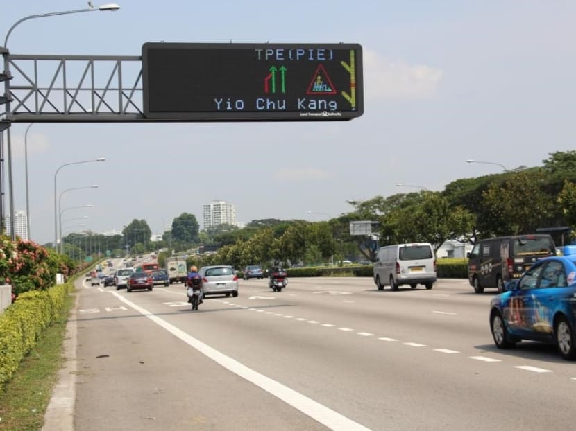 Enhanced EMAS signboards along AYE, KJE to begin operating from Sunday
