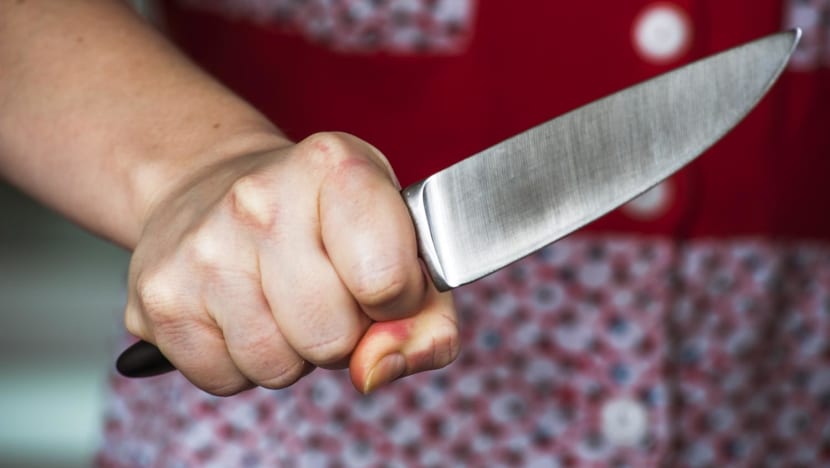 'I'm very hot-tempered': Woman jailed for swinging knife at husband in front of children