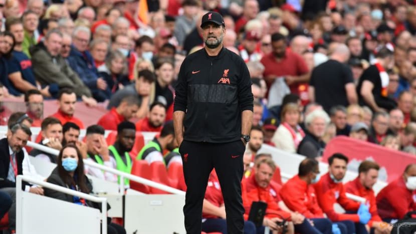 Soccer - Liverpool's Klopp welcomes safe standing trial in Premier League Soccer - Liverpool's Klopp welcomes safe standing trial in Premier League