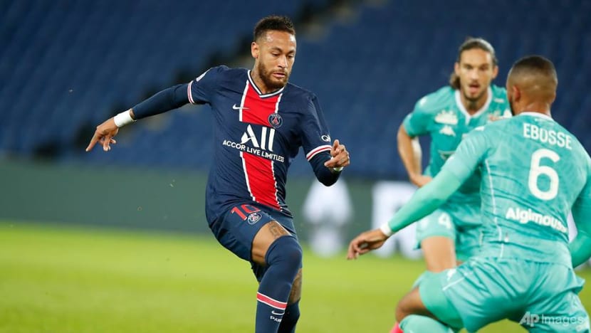 Football: Neymar scores 2, PSG routs Angers 6-1 in French league