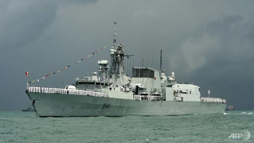 China questions Canadian 'intentions' after warship sails through Taiwan Strait China questions Canadian 'intentions' after warship sails through Taiwan Strait