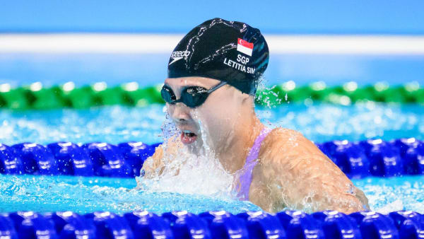 New national record for Singapore’s Letitia Sim as China dominates Asian Games swimming