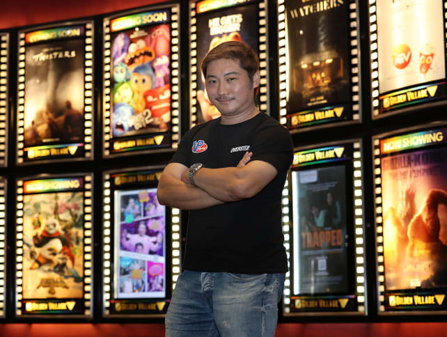 Derrick Lui, film director of local film Oversteer, on April 17, 2024.