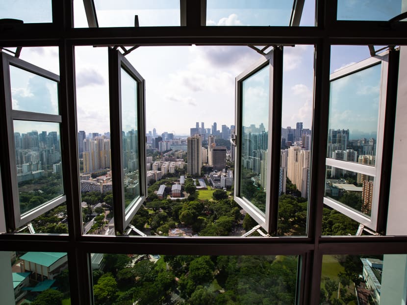 View from the living room window of a City Vue @ Henderson HDB flat.