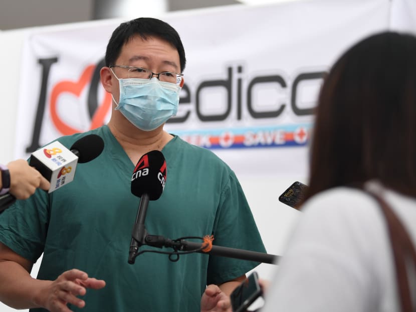 Some NSmen clock longer ICT cycle to care for 1,800 Covid-19 patients at Singapore Expo