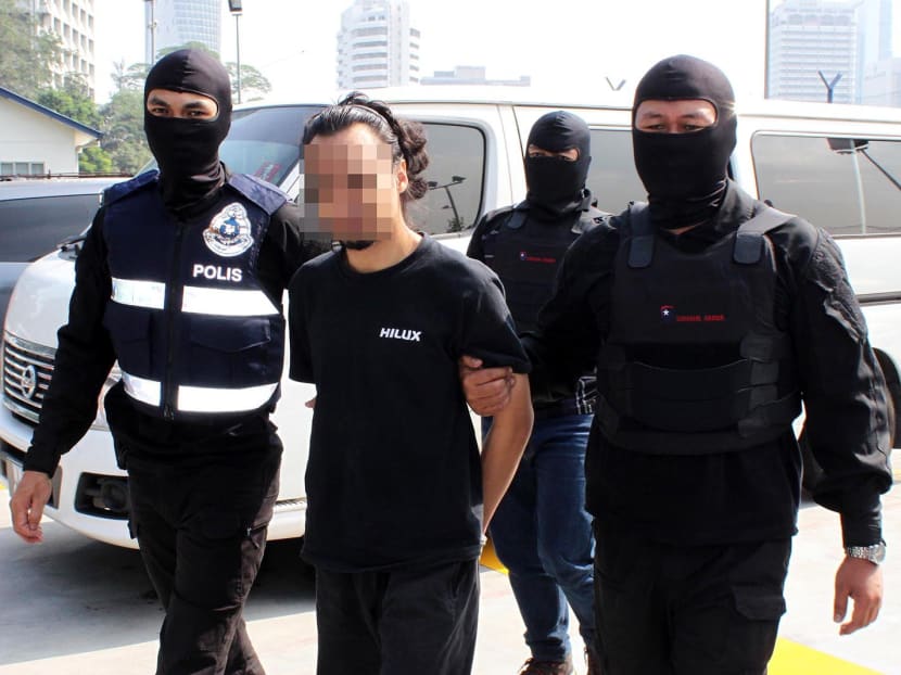 A Malaysian man arrested in Malaysia in August this year on suspicion of having links with militant group Islamic State. Photo: Royal Malaysia Police
