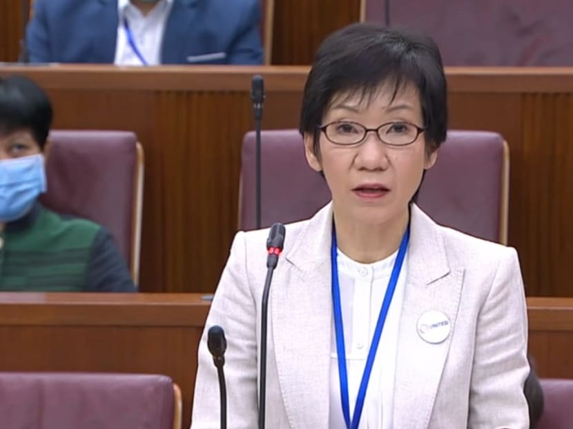 A screengrab from a video of the Parliament session on May 5, 2020. That day, Leader of the House Grace Fu rejected renewed calls from two Members of Parliament to stream parliamentary sessions live. A screengrab from a video of the Parliament session on May 5, 2020. That day, Leader of the House Grace Fu rejected renewed calls from two Members of Parliament to stream parliamentary sessions live.