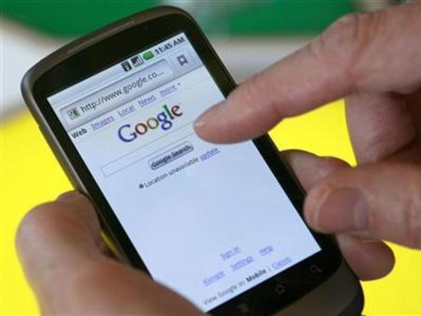 Singapore is now the number one smart phone adopter in the world according to a recent Google study. Reuters file photo.