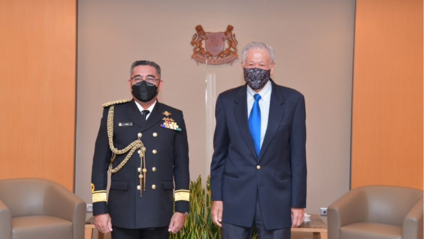 Komander Tentera Laut Diraja Brunei buat lawatan pengenalan ke S'pura