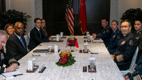 US, China defence chiefs discuss Taiwan, Gaza on sidelines of security forum in Singapore