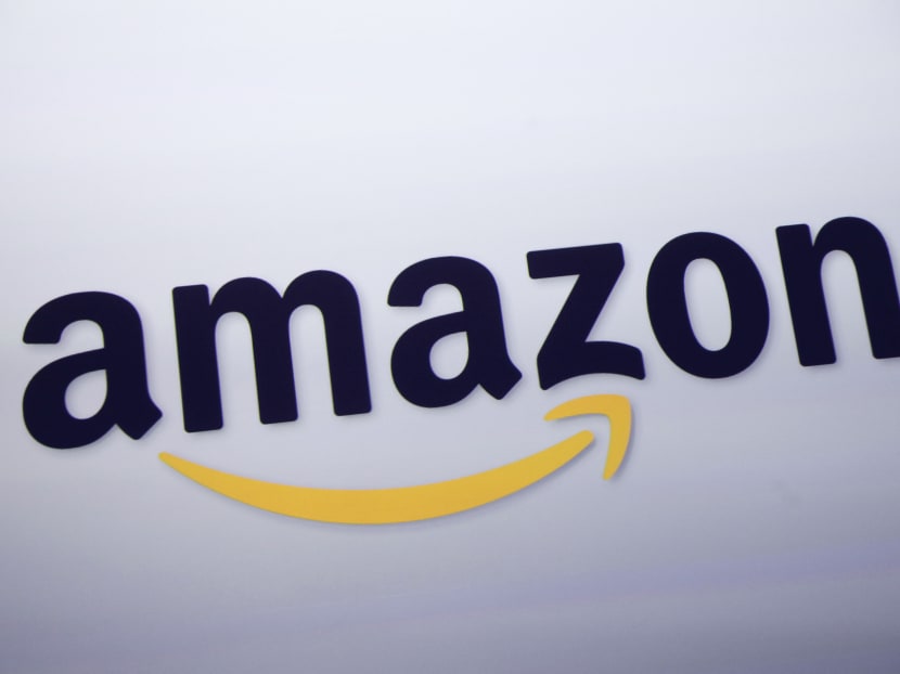 This Sept 28, 2011 file photo shows the logo for Amazon during a news conference, in New York. Photo: AP