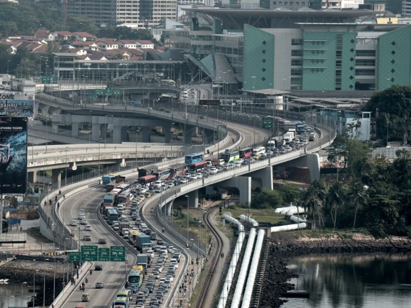 A traffic jam at the Causeway. Photo: AFP