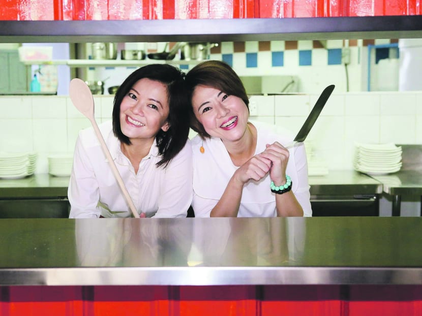 Cynthia Koh and Michelle Chong at their new restaurant.