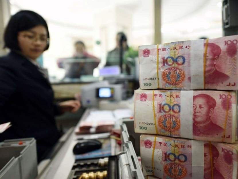 The Chinese yuan was weakend further. Photo: AFP