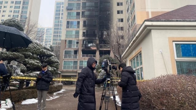 首尔一栋公寓发生火患 造成两人死29人伤