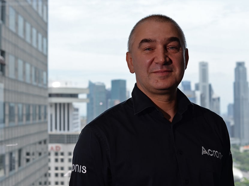 Iconic tech entrepreneur Serguei Beloussov, whose backup software and data protection solutions company Acronis is known globally came to Singapore in 1994. Photo: Robin Choo/TODAY