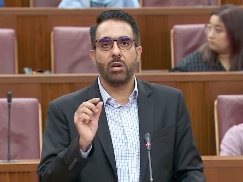 Mr Pritam Singh, Leader of the Opposition and head of the Workers' Party, speaking in Parliament on April 21, 2023.