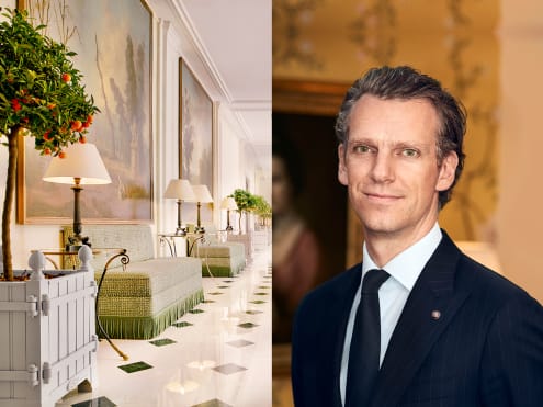 He’s in charge of some of the grandest European hotels that are on many people’s dream vacation list