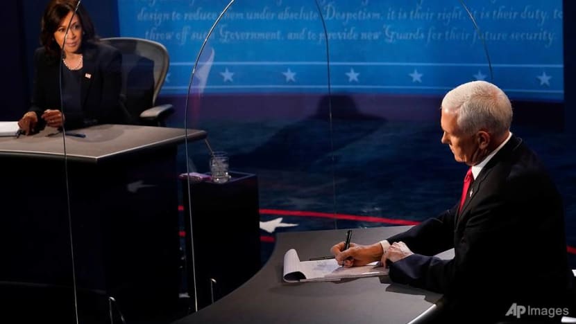 WATCH: Mike Pence, Kamala Harris clash over Trump's coronavirus record at US vice presidential debate WATCH: Mike Pence, Kamala Harris clash over Trump's coronavirus record at US vice presidential debate