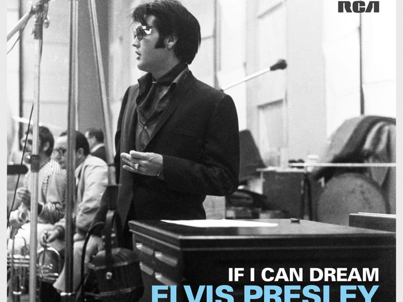 This CD cover image released by RCA shows If I Can Dream, a release by Elvis Presley with the Royal Philharmonic Orchestra. Photo: AP
