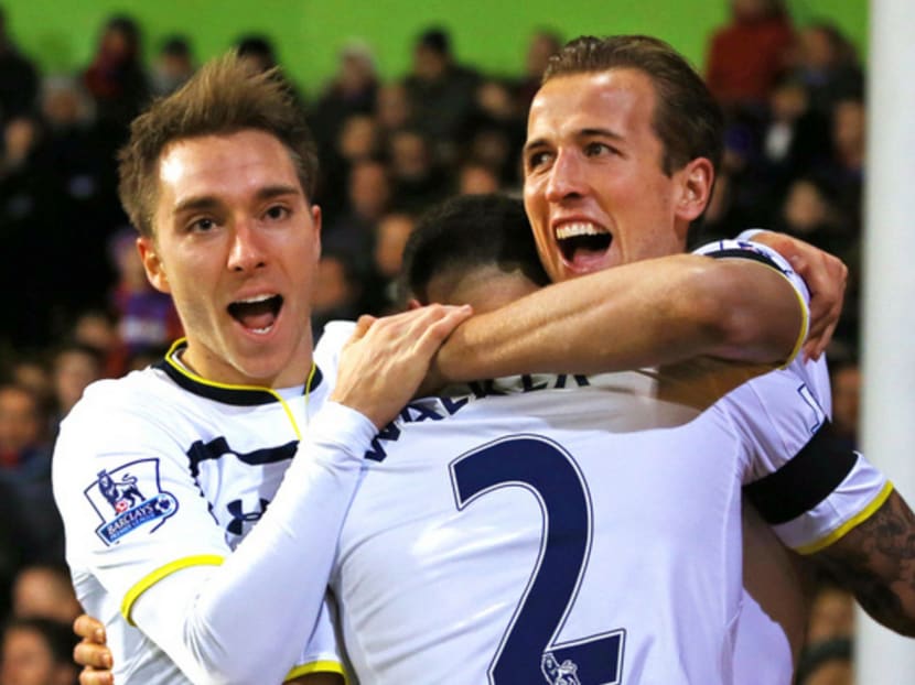Together, Christian Eriksen (left) and Harry Kane (right) combine beautifully, and between them they have scored 15 of Tottenham Hotspur’s past 21 goals. Photo: Reuters