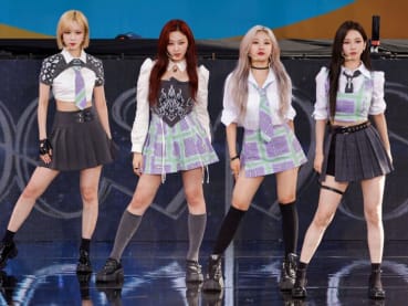 After pandemic debut, K-pop stars aespa rub shoulders with fans for first time