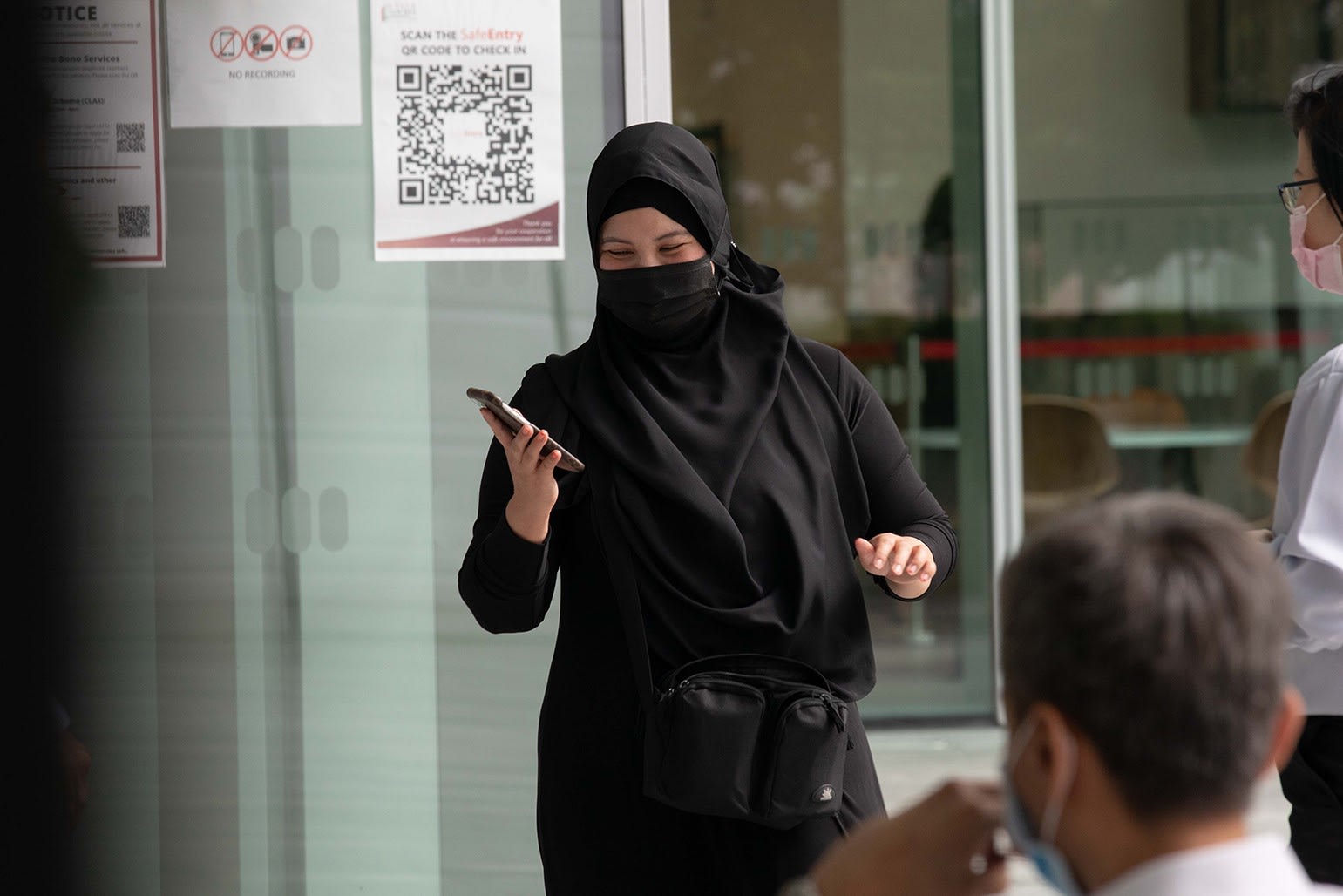 Maslinda Zainal, 47, at the State Courts on Jan 11, 2021. Maslinda Zainal, 47, at the State Courts on Jan 11, 2021.