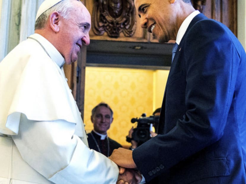 Pope Francis 
first raised the 
possibility 
of a Cuban 
rapprochement with Mr Obama when the two met at the Vatican in March. The pontiff later sent letters to Mr Obama and Cuban President Raul Castro 
urging them to 
end the decades-long freeze.
Photo: The New York Times