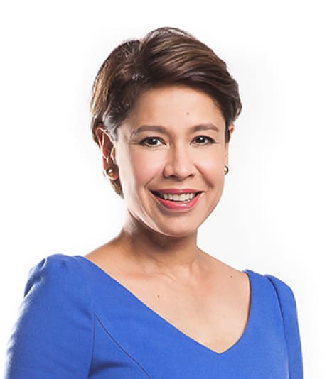 CNA presenter Julie Yoo