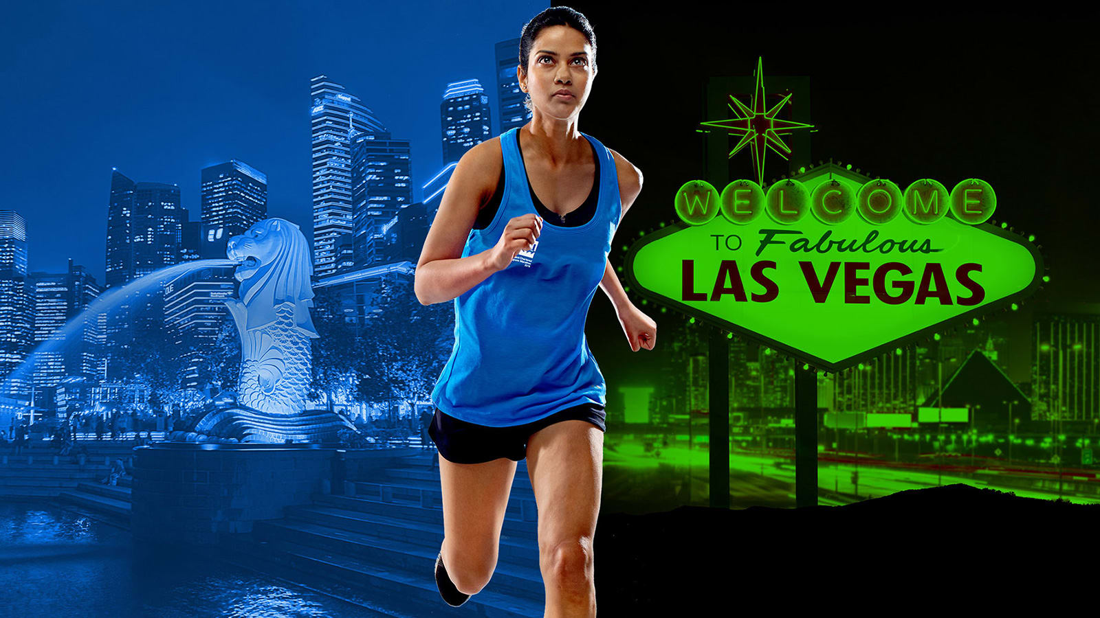 Run your way from Singapore to Las Vegas Run your way from Singapore to Las Vegas