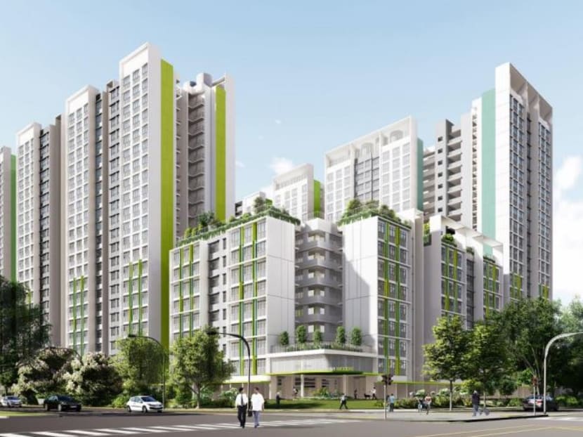The Punggol Point Woods estate. Some 4,375 BTO units have been launched by the HDB in the non-mature towns of Punggol and Yishun.
