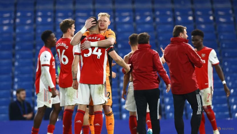 Arsenal boost Champions League push with 4-2 win at Chelsea Arsenal boost Champions League push with 4-2 win at Chelsea