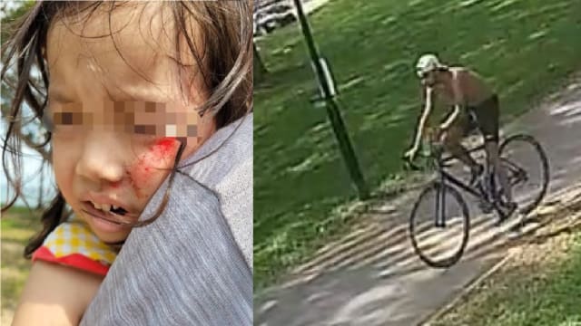脚踏车骑士撞伤两岁童后联系不上 警方在寻人