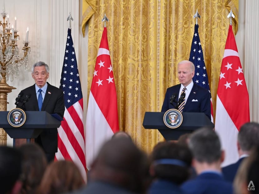 Threats such as Ukraine conflict put peace and prosperity 'everywhere at risk': PM Lee, President Biden Threats such as Ukraine conflict put peace and prosperity 'everywhere at risk': PM Lee, President Biden
